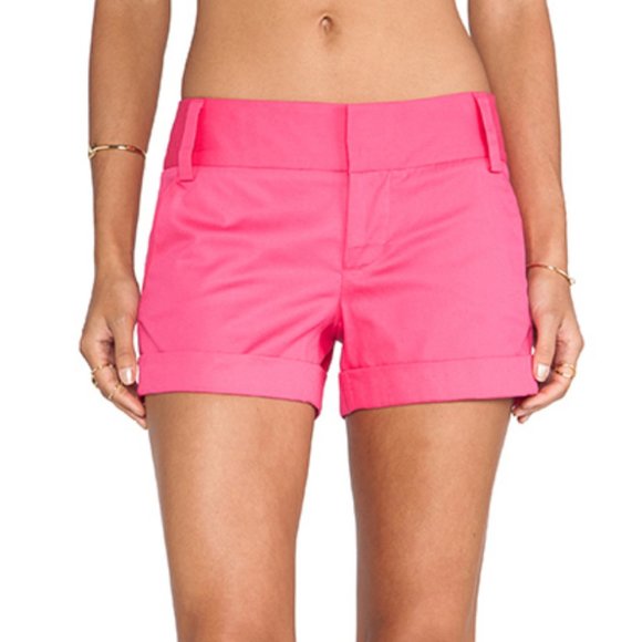 Alice and olivia pink shorts Clearance
